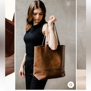 ABLE mamuye classic Rich Brown Tote